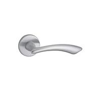 Thirard 00066763 - Handle on Maxima Rosette Satin Chrome - Elegant Design - Finish: Satin Chrome - Accessories/Equipment - Door Equipment