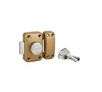 THIRARD 77610 VERROUS Glass Entry Door Locks, Gold, 75 mm