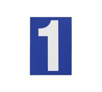 THIRARD - Blue Number Plate 1-65 x 90 mm