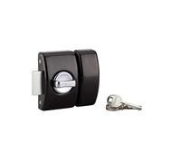 THIRARD - Design 5 Button Lock for Front Door, 45 mm Cylinder, Steel, 3 Keys, Black