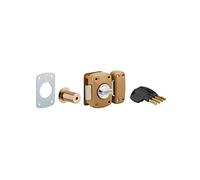 THIRARD FABRICANT DE SECURITE DEPUIS 1920 00007010 Thirard 0007010-Bton Surveyor Entrance Door Pump Lock Type: Knob + Cylinder 40 mm-Small urveyor, Gold