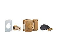 THIRARD FABRICANT DE SECURITE DEPUIS 1920 00007020 Thirard 0007020 Entrance Door Pumps Lock Type: Double Cylinder 40 mm-Surveyor, Gold