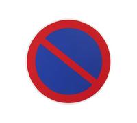 THIRARD FABRICANT DE SECURITE DEPUIS 2059 Thirard 00967135 Notice Diameter 180 mm Internited with Adhesive-Wall Plaque with Signs-No Parking-Accessories Door Equipment, Grey Aluminium