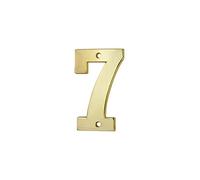 THIRARD FABRICANT DE SECURITE DEPUIS 2067 Thirard 00967197 Height 51 mm Screw-On Wall Plate with Number 7 Accessories Door Equipment for Indoor or Outdoor Use, Grey Aluminium