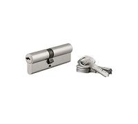 THIRARD - Trafic 6 double entry cylinder lock 40 x 50 mm, nickel, anti-pull, anti-drilling, 5 keys