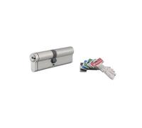 THIRARD - Transit 2 Double Entry Lock Cylinder, 45x50mm, Nickel, Anti-snapping, Anti-Drilling, Anti-Picking, 4 Keys