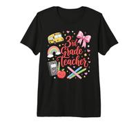 Third 3rd Grade Teacher Back to School 100th Day Last Day Premium T-Shirt
