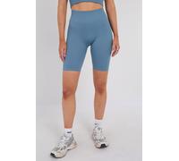 Third Avenue Seamless High Waist Shorts, Bondi Blue, XL Size