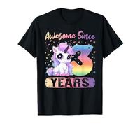 third birthday unicorn daughter three years bday T-Shirt