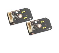 Third Brake Light Lemon Yellow DRL Headlight LED Board Angel Eye Ring For BMW For M5 5 G30 540i G31 530i G38 G32 Daytime Running Lamp 63117214934(2pcs Yellow Light)