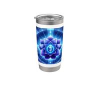 Third Eye Chakra Inner Wisdom Sacred Geometry Stainless Steel Insulated Tumbler