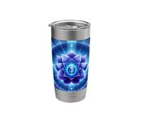 Third Eye Chakra Inner Wisdom Sacred Geometry Stainless Steel Insulated Tumbler
