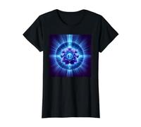 Third Eye Chakra Inner Wisdom Sacred Geometry Value Graphic T-Shirt, Women, Black, XL