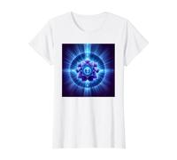 Third Eye Chakra Inner Wisdom Sacred Geometry Value Graphic T-Shirt, Women, White, XS