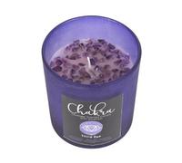 Third Eye Chakra Lavender Crystal Chip Candle