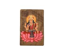 THIRD EYE CRYSTALS Hindu Idol Cute Mini Postcards Collectible Cards Wall Posters Laxmi Photo Small Pictures Antique Items Indian Accessories Decorative Poster