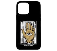 Third Eye I See You - Eye In The Palm Of Hand - Funny Yoga Case for iPhone 13 Pro Max