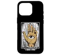 Third Eye I See You - Eye In The Palm Of Hand - Funny Yoga Case for iPhone 16 Pro