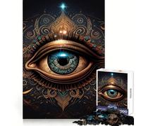 Third Eye Perception Teenagers Puzzles 1000 Piece Jigsaws Boost Recall Relax Time Accurate Edge Amazing Present (38x52cm)