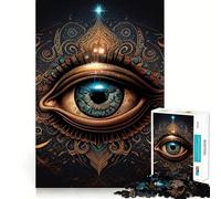 Third Eye Perception Teenagers Puzzles 1000 Piece Jigsaws Boost Recall Relax Time Accurate Edge Amazing Present (38x52cm)