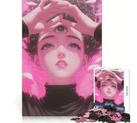 Third Eye Sorrow Jigsaw Puzzles for Adults 1000 Pieces Brain Challenge Toy Quiet Fun Precise Cut Wall Art Decor (38x26cm)