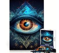 Third Eye Space for Adults 1000 Piece Jigsaw Puzzle Pure Logic Toy Peaceful Time Sharp Cut Heartfelt Gift (38x52cm)