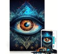Third Eye Space for Adults 1000 Piece Jigsaw Puzzle Pure Logic Toy Peaceful Time Sharp Cut Heartfelt Gift (38x52cm)