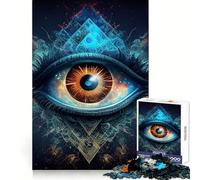 Third Eye Space Jigsaw Puzzles for Adults 1000 Piece Memory Boost Cozy Time Pattern Assembly Santa Wish List (50x75cm)