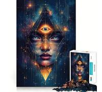 Third Eye Woman 1000 Piece Jigsaw Puzzles for Adults Jigsaw Thought Toy Indoor Fun Accurate Edge Art Collectible (38x52cm)
