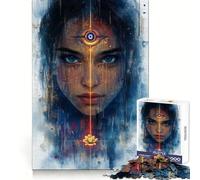 Third Eye Woman Jigsaw Puzzles 1000 Pieces for Teenagers Think Game Peaceful Time Quality Edge Perfect Present (38x52cm)
