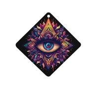 Third Eyeball Goth Eye Spiritual Car Air Freshener Hanging Aromatherapy Tablets Car Accessories Rearview Mirror Pendant Decor