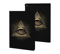 Third Eyeball Goth Eye Spiritual Funny Tablet Cases Multi-Viewing Angels Trifold Stand Case Compatible with iPad Series