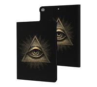 Third Eyeball Goth Eye Spiritual Funny Tablet Cases Multi-Viewing Angels Trifold Stand Case Compatible with iPad Series