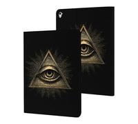 Third Eyeball Goth Eye Spiritual Funny Tablet Cases Multi-Viewing Angels Trifold Stand Case Compatible with iPad Series