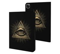 Third Eyeball Goth Eye Spiritual Funny Tablet Cases Multi-Viewing Angels Trifold Stand Case Compatible with iPad Series