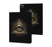 Third Eyeball Goth Eye Spiritual Funny Tablet Cases Multi-Viewing Angels Trifold Stand Case Compatible with iPad Series