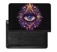 Third Eyeball Goth Eye Spiritual Passport Holder Cover PU Leather Passport Wallet Organizer Protector Slim Travel Accessories
