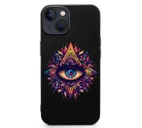 Third Eyeball Goth Eye Spiritual Phone Case Compatible with iPhone 13Mini/13/Pro/Pro Max Shockproof Protective Cover Case