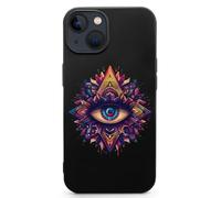 Third Eyeball Goth Eye Spiritual Phone Case Compatible with iPhone 13Mini/13/Pro/Pro Max Shockproof Protective Cover Case