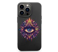 Third Eyeball Goth Eye Spiritual Phone Case Compatible with iPhone 13Mini/13/Pro/Pro Max Shockproof Protective Cover Case