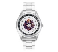 Third Eyeball Goth Eye Spiritual Watches for Men Business Dress Watch Stainless Steel Band Wristwatch