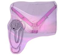 Third Generation Fitness Cage Fufu Clip Cross Dressing Set, with 1 Pink Yoga Belt, Breathable Adjustable Invisible Protection Set -A68UK (Transparent-Other Same-Style Product is Faster)