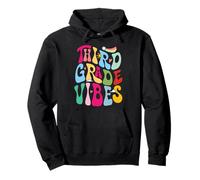 Third Grade 70 80 Vibes Retro Back to School Teacher Student Pullover Hoodie