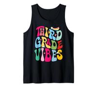 Third Grade 70 80 Vibes Retro Back to School Teacher Student Tank Top