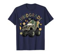 Third Grade Boys Camo Camouflage First Day of School T-Shirt