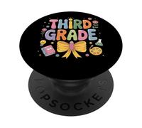 Third Grade Bright School Elements PopSockets Adhesive PopGrip