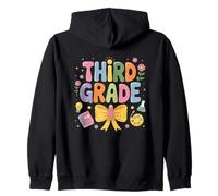 Third Grade Bright School Elements Zip Hoodie