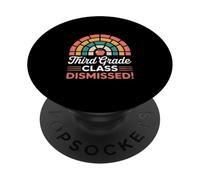 Third Grade Class Dismissed Rainbow PopSockets Adhesive PopGrip