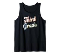 Third Grade Colorful Back to School Student Vibes Tank Top