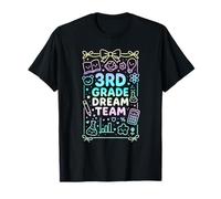 Third Grade Dream Team Back To School Reading Math Science T-Shirt